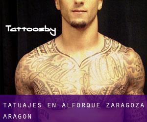 tatuajes en Alforque (Zaragoza, Aragón)