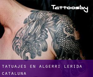 tatuajes en Algerri (Lérida, Cataluña)