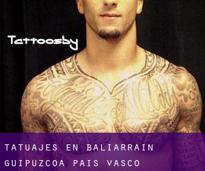 tatuajes en Baliarrain (Guipúzcoa, País Vasco)