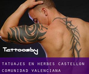 tatuajes en Herbés (Castellón, Comunidad Valenciana)